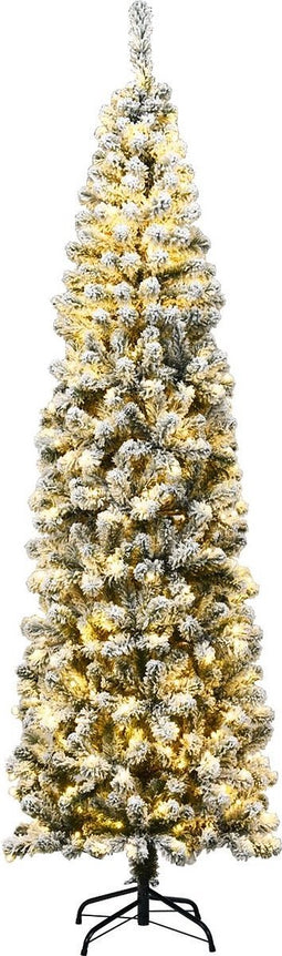 Coast Kunstkerstboom MET Sneeuw EN 350 Warm Witte LED Lampjes - 225cm