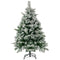 Coast Kunstkerstboom Met Sneeuw En Verlichting - 150 Warmwitte LED-Lampjes - 136 cm Hoog - Groen