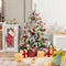 Coast Kunstkerstboom Met Sneeuw En Verlichting - 150 Warmwitte LED-Lampjes - 136 cm Hoog - Groen