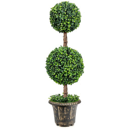 Coast Kunstmatige Topiary Dubbele Bolboom - 10x10x36 cm