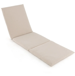 Coast Ligstoelkussen - Gestoffeerd - 82 x 59 x 4,5 cm - Beige