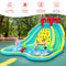Coast Opblaasbaar Springkasteel - Met Klimwand en 2 Waterglijbanen - 518 x 366 x 229 cm