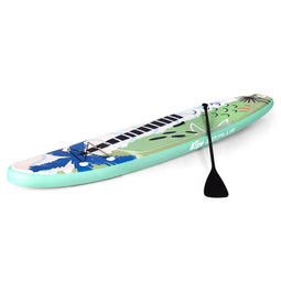 Coast opblaasbaar stand paddleboard opstaan ??surfplant zwevende bord 335 x 76 x 16 cm groen