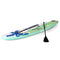 Coast opblaasbaar stand paddleboard opstaan ??surfplant zwevende bord 335 x 76 x 16 cm groen