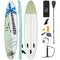 Coast opblaasbaar stand paddleboard opstaan ??surfplant zwevende bord 335 x 76 x 16 cm groen