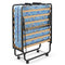Coast Opklapbed - Traagschuimmatras. & Wielen - Max. 110 Kg - 90 x 200 x 41 cm - Blauw