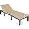 Coast Outdoor Rattlinge Terrace Lounger Sun Lounger Rattan Garden Lounger Brown