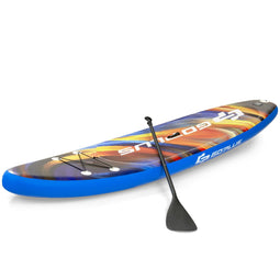 Coast Paddle Board stand-up opblaasbaar paddleboard 335 x 76 x 15 cm sterrenhemelpatroon kleurrijk
