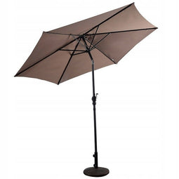 Coast Parasol - Ø270 cm - 30° Buigbaar - Bruin - Exclusief Parasolvoet