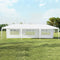 Coast Partytent - met 5 Verwijderbare Zijwanden - 3 x 9 m - Wit
