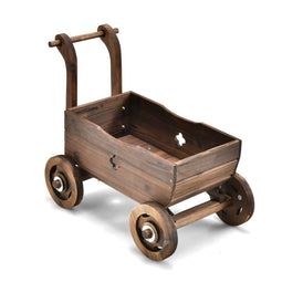 Coast Plantenbak - Wagenvorm - Max. 20 kg - 68 x 39 x 54 cm - Bruin