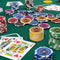 Coast Pokerset met Laserships - 300 Delig - InCoast Pokerset met Laserships - 300 Chips - Aluminium koffer mooie koffer