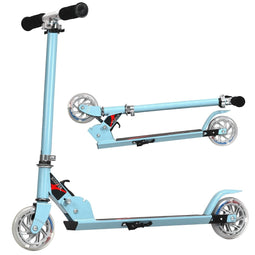 Coast Scooter Scooter Hoogte Verstelbare kinderen Roller Foldable Kick Roller met 2 wielen blauw