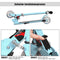 Coast Scooter Scooter Hoogte Verstelbare kinderen Roller Foldable Kick Roller met 2 wielen blauw