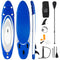 Coast SUP Board met Accessoires - 335 x 80 x 15 cm - Blauw+Wit