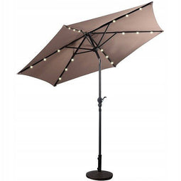 Coast Tuinparasol - 18 LED's - 1.5W - 235x270cm - Beige
