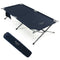 Coast Veldbed - Opvouwbaar - inclusief Draagtas - tot 150 kg Belastbaar - 214,5 x 42 x 49,5 cm - Bla