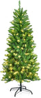 Coast Verlichte Kunsterstboom Potlood MET Warm Wit Licht - Groen - 150cm