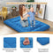 Coast Vloerdeken - Microvezel & polyester - 200 x 90 x 10cm - Blauw