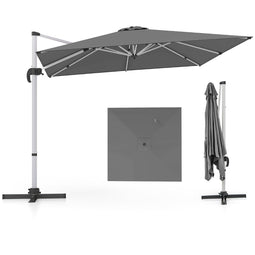 Coast Zweefparasol Rechthoekig - 300 x 300 cm - Grijs