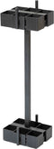 Coat racks Trolley small, for 2 complete Coat racks, Hammerite, 23x25x83cm (BxTxH), T91700