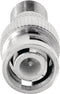 Coax-Adapter BNC BNC Male - F-Connector Female Zilver