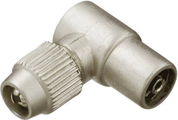 Coax-haakse koppeling metaal Kabeldiameter: 7 mm