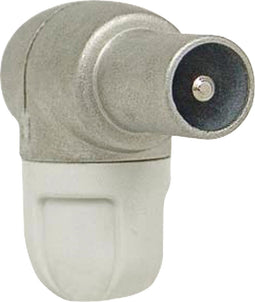 Coaxconnector Male PVC Wit
