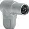Coaxconnector Male PVC Wit