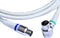 Coaxkabel Coax Male (IEC) - Coax Female (IEC) Recht 1.5 m Wit/Zilver