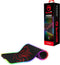 Marvo MG010 Game-muismat Zwart, Rood