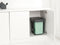 Brabantia Sort & Go Inbouw Prullenbak - 2 x 15 liter - Uittrekbaar - Jade Green en Dark Grey (2 stuks)