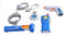 Klein Toys politieagent rugzak - 28x25x8,5 cm - incl. accessoires en verstelbare riemen - blauw geel