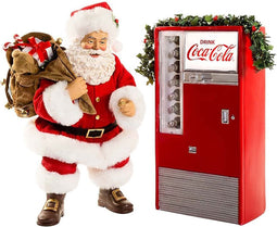 Coca-Cola® Fabriché™ Battery-Operated Coke Machine with Santa Kurt s Adler