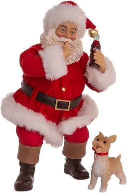Coca-Cola®Fabriché Santa Kerstman + dog 90th Anniversary -Kurt s Adler