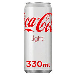 Coca Cola - Frisdrank coca cola light blik 330ml | 24 stuks