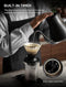 Cocinare FLOW CEK-201 - Zwanenhalsketel - Gooseneck Kettle - Zwart - elektrische waterkoker met temperatuurregeling - voor het opschenken van koffie en thee - 1200 W - snelle kooktijd - 0,9 L