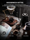 Cocinare FLOW CEK-201 - Zwanenhalsketel - Gooseneck Kettle - Zwart - elektrische waterkoker met temperatuurregeling - voor het opschenken van koffie en thee - 1200 W - snelle kooktijd - 0,9 L