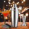 Cocktail Making Set, Cocktail Mixing Set, 750 ml Cocktail Shaker, Cocktail Mixer, RVS Cocktail Kit w/Strainer Jigger Pourer Bar Lepel, Cocktail Geschenken Set w/Recepten