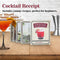 Cocktail Making Set, Cocktail Mixing Set, 750 ml Cocktail Shaker, Cocktail Mixer, RVS Cocktail Kit w/Strainer Jigger Pourer Bar Lepel, Cocktail Geschenken Set w/Recepten