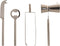 Cocktail Set DKD Home Decor 25,5 x 9 x 30 cm Natuurlijk Zilverkleurig Roestvrij staal Acacia