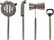 Cocktail Set DKD Home Decor 37 x 9 x 18 cm Zilverkleurig Roestvrij staal