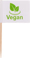 Cocktailprikker met vlaggetje Vegan - 500 st/ds.