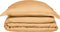 Coco & Cici - Bamboe Dekbedovertrek 140 x 220 cm - 1 Persoons Beddengoed - Okergeel - 1 Kussensloop (60x70) - 100% Eco Bamboe
