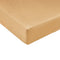 Coco & Cici - Bamboe Hoeslaken 140 x 200 cm - 2 Persoons Beddengoed - Okergeel - Elastiek Rondom - 100% Eco Bamboe