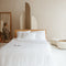Coco & Cici - Bamboe Hoeslaken 90 x 210 cm - 1 Persoons Beddengoed - Wit - Elastiek Rondom - 100% Eco Bamboe