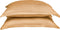 Coco & Cici - Bamboe Kussensloop 60 x 50 cm - Kussenhoes - Okergeel - 100% Eco Bamboe - Volant 2 cm - 1 stuk