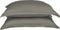 Coco & Cici - Bamboe Kussensloop 75 x 50 cm - Kussenhoes - Olijfgroen - 100% Eco Bamboe - Volant 2 cm - 1 stuk