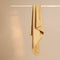 Coco & Cici - Bamboe Kussensloop 80 x 40 cm - Kussenhoes - Okergeel - 100% Eco Bamboe - Volant 2 cm - 1 stuk