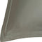 Coco & Cici - Bamboe Kussensloop 80 x 80 cm - Kussenhoes - Olijfgroen - 100% Eco Bamboe - Volant 2 cm - 1 stuk
